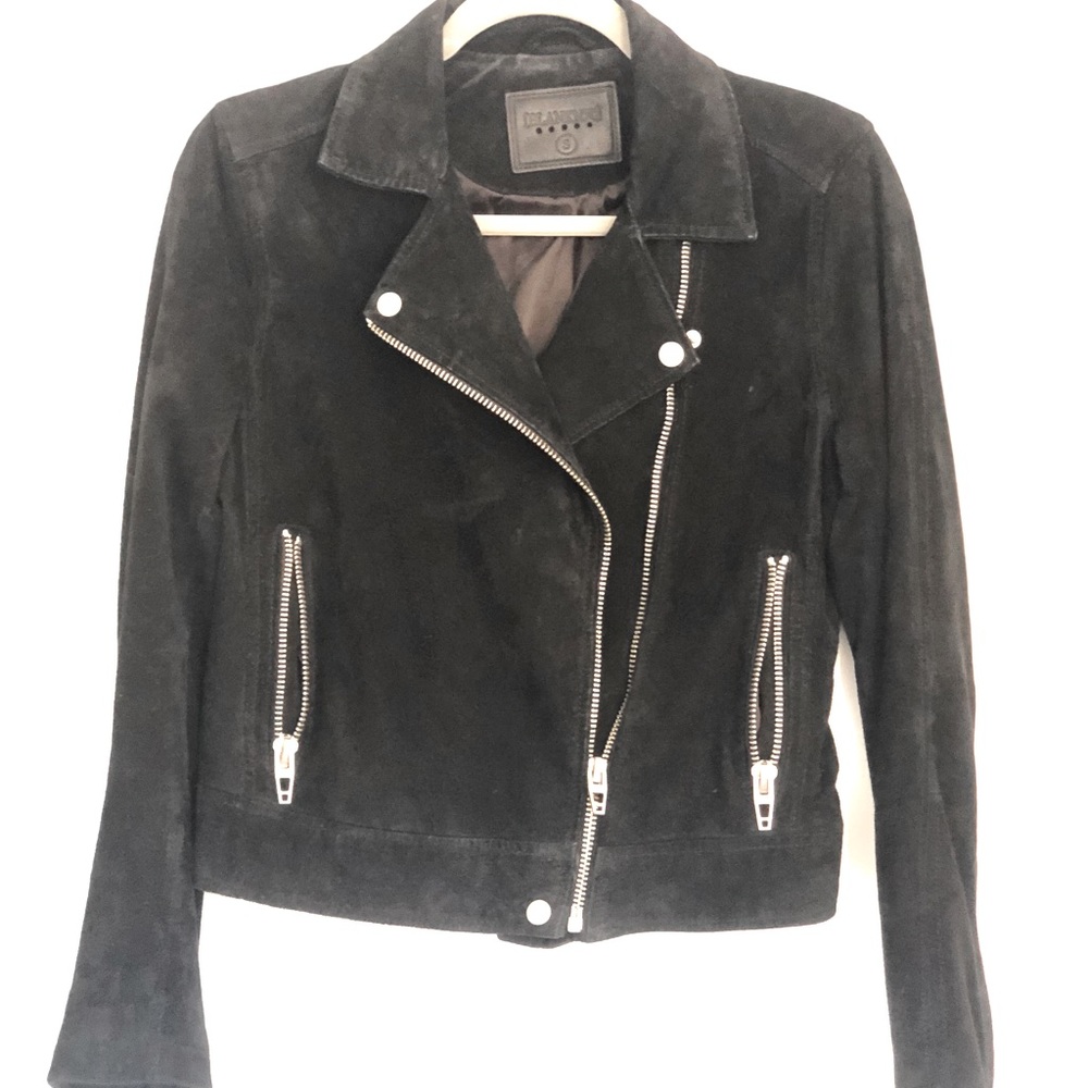 BlankNYC Suede Moto Jacket